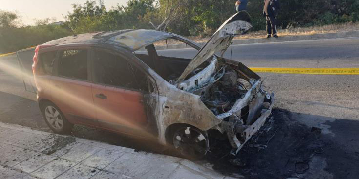 Σε κακόβουλη ενέργεια αποδίδεται εκ πρώτης όψεως η φωτιά σε όχημα στη Γεροσκήπου
